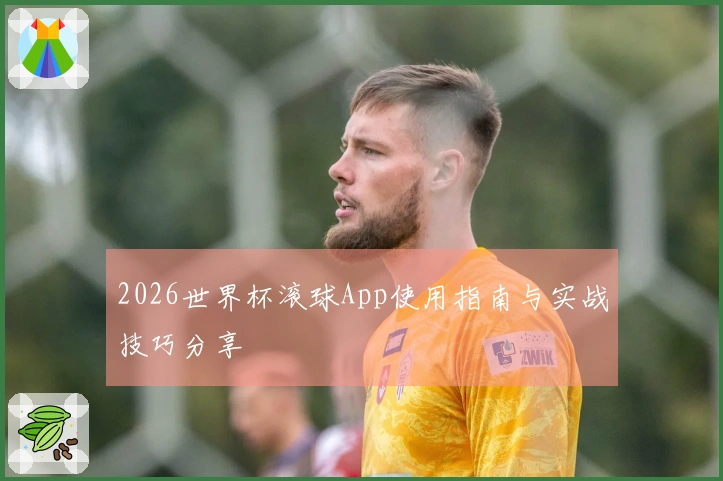 2026世界杯滚球App使用指南与实战技巧分享
