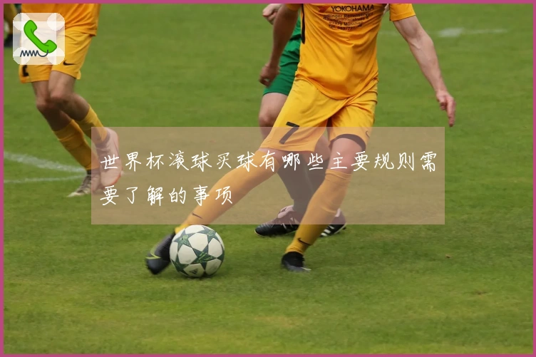 世界杯滚球买球有哪些主要规则需要了解的事项
